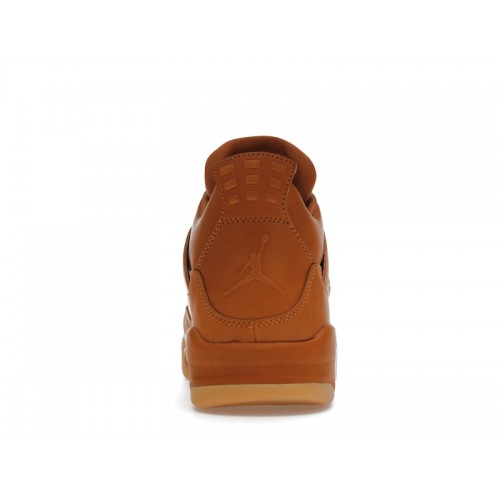 Кроссы Jordan 4 Retro Ginger Wheat - мужская сетка размеров