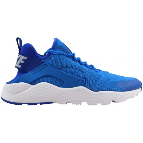 Кроссы Nike Air Huarache Run Ultra Photo Blue/White (W) - женская сетка размеров