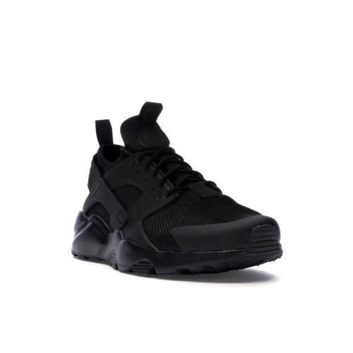 Кроссы Nike Air Huarache Run Ultra Triple Black - мужская сетка размеров