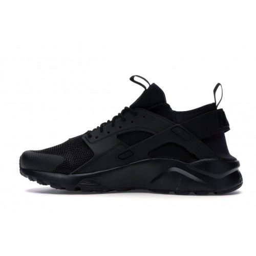 Кроссы Nike Air Huarache Run Ultra Triple Black - мужская сетка размеров