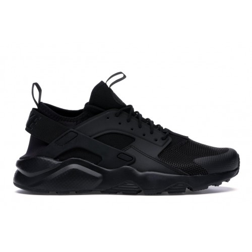 Кроссы Nike Air Huarache Run Ultra Triple Black - мужская сетка размеров