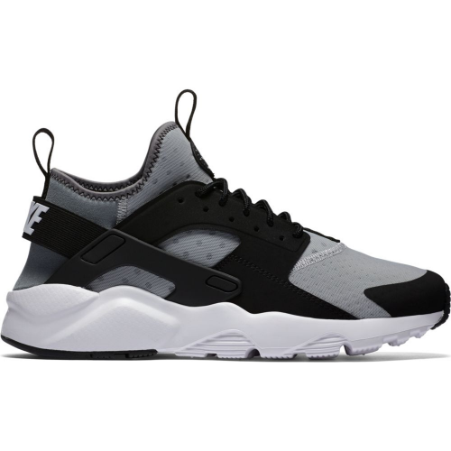 Кроссы Nike Air Huarache Run Ultra Wolf Grey Black - мужская сетка размеров
