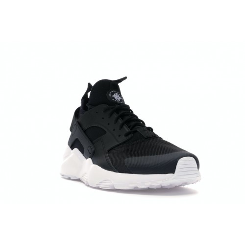 Кроссы Nike Air Huarache Run Ultra Black White - мужская сетка размеров