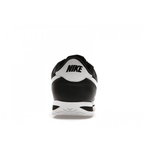 Кроссы Nike Cortez Basic Black White - мужская сетка размеров