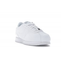 Кроссовки Nike Cortez Basic Leather White White-Wolf Grey-Mtllc Silver