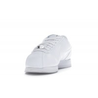 Кроссовки Nike Cortez Basic Leather White White-Wolf Grey-Mtllc Silver