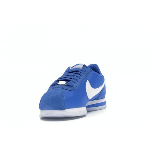 Кроссы Nike Classic Cortez Nylon Signal Blue - мужская сетка размеров