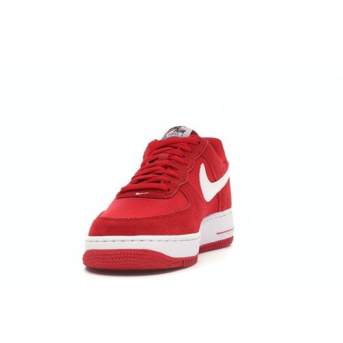 Nike Air Force 1 Game Red/White - мужская сетка размеров