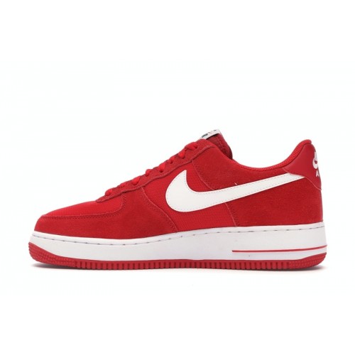 Nike Air Force 1 Game Red/White - мужская сетка размеров