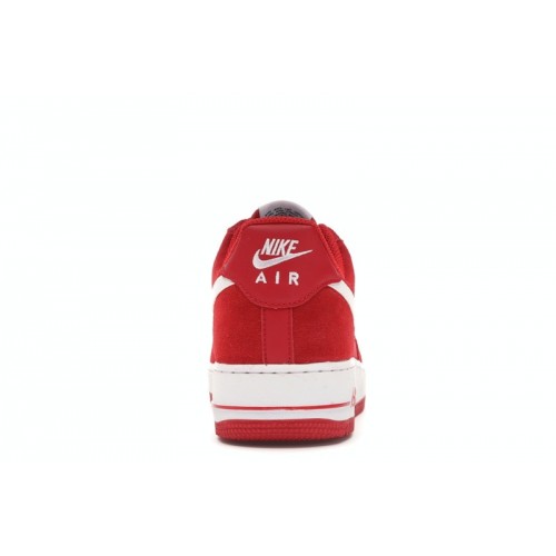 Nike Air Force 1 Game Red/White - мужская сетка размеров