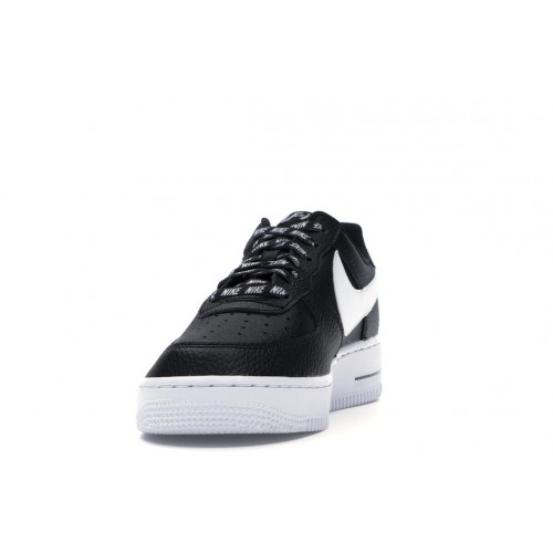 Кроссы Nike Air Force 1 Low NBA Black White - мужская сетка размеров