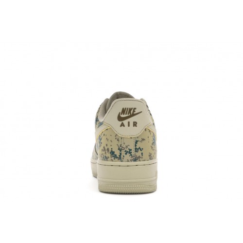 Кроссы Nike Air Force 1 Low Desert Camo Team Gold - мужская сетка размеров