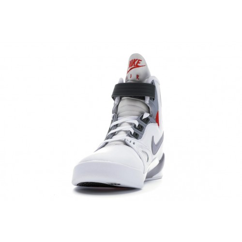 Кроссы Nike Air Pressure Retro White Cement Grey (2016) - мужская сетка размеров