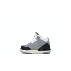Малышам Jordan 3 Retro Chlorophyll (TD)