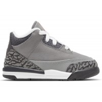 Малышам Jordan 3 Retro Cool Grey (TD)