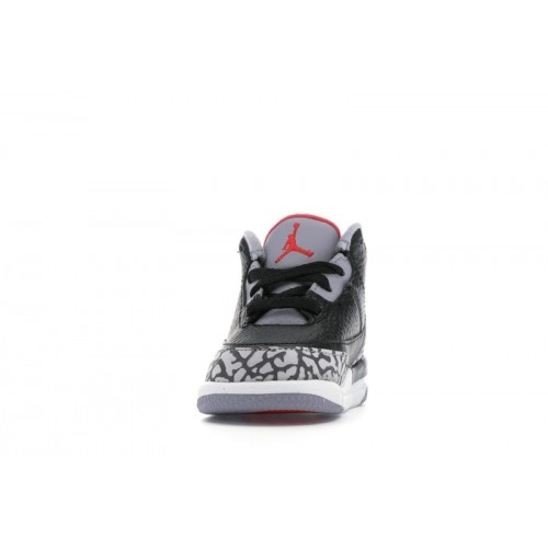 Кроссы Jordan 3 Retro Black Cement (2018) (TD) - детская сетка размеров