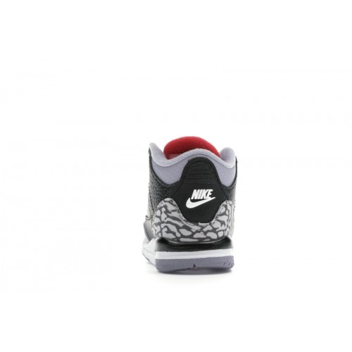 Кроссы Jordan 3 Retro Black Cement (2018) (TD) - детская сетка размеров