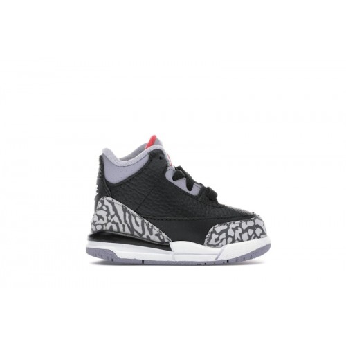 Кроссы Jordan 3 Retro Black Cement (2018) (TD) - детская сетка размеров