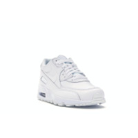 Подростковые Nike Air Max 90 White Leather (GS)