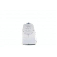 Подростковые Nike Air Max 90 White Leather (GS)