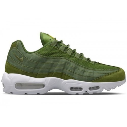 Кроссы Nike Air Max 95 Stussy Olive - мужская сетка размеров