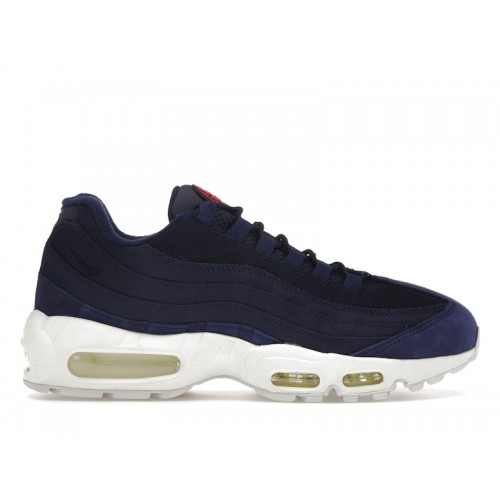 Кроссы Nike Air Max 95 Stussy Loyal Blue - мужская сетка размеров