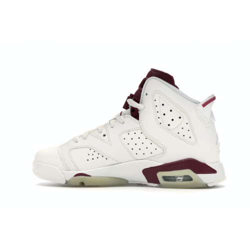 Кроссы Jordan 6 Retro Maroon (2015) (GS) - подростковая сетка размеров