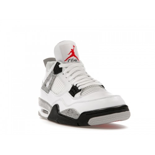 Кроссы Jordan 4 Retro White Cement (2016) - мужская сетка размеров