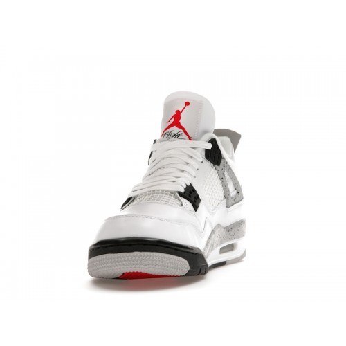 Кроссы Jordan 4 Retro White Cement (2016) - мужская сетка размеров