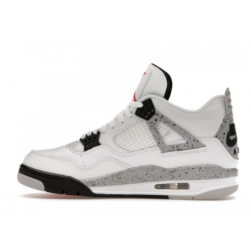 Кроссы Jordan 4 Retro White Cement (2016) - мужская сетка размеров