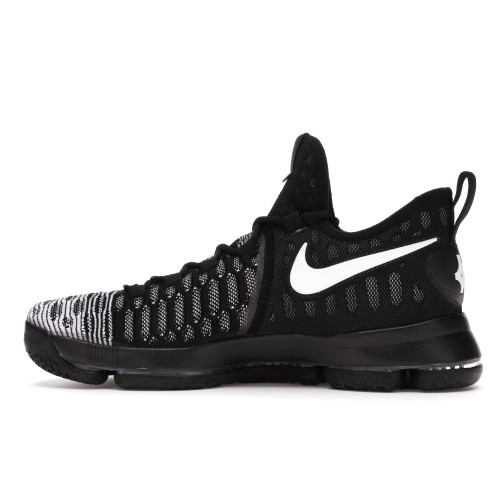 Кроссы Nike KD 9 Black White - мужская сетка размеров