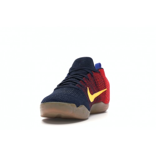 Кроссы Nike Kobe 11 Elite Low FCB Mambacurial - мужская сетка размеров