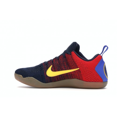 Кроссы Nike Kobe 11 Elite Low FCB Mambacurial - мужская сетка размеров