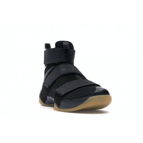 Кроссы Nike LeBron Zoom Soldier 10 Black Gum - мужская сетка размеров
