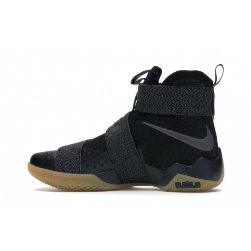 Кроссы Nike LeBron Zoom Soldier 10 Black Gum - мужская сетка размеров