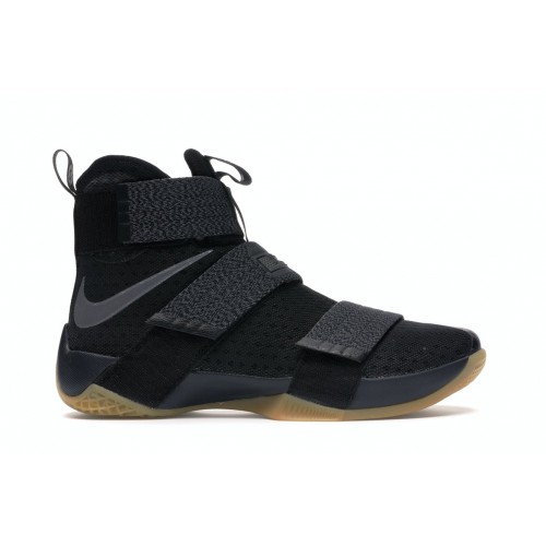 Кроссы Nike LeBron Zoom Soldier 10 Black Gum - мужская сетка размеров