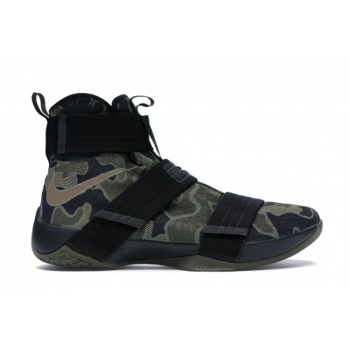 Кроссы Nike LeBron Zoom Soldier 10 SFG Camo - мужская сетка размеров