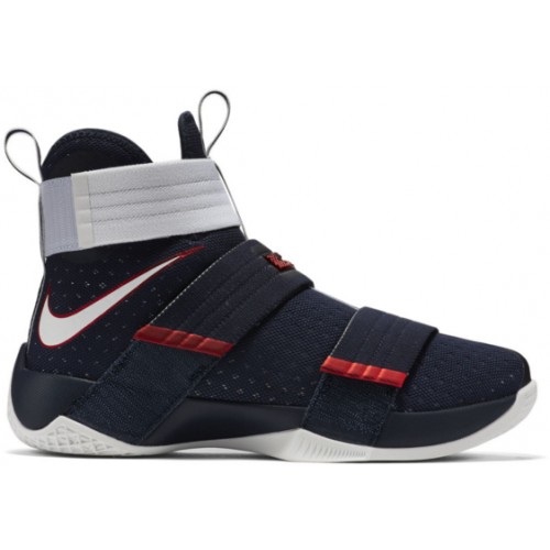 Кроссы Nike LeBron Zoom Soldier 10 USA - мужская сетка размеров