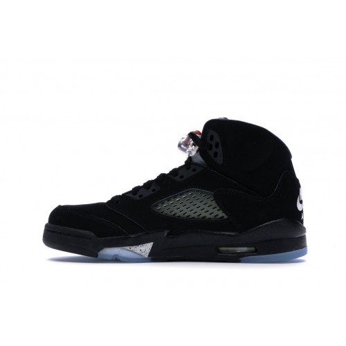 Кроссы Jordan 5 Retro Black Metallic (2016) (GS) - подростковая сетка размеров