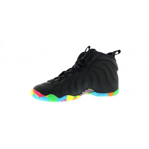 Кроссы Nike Air Foamposite One Black Fruity Pebbles (GS) - подростковая сетка размеров