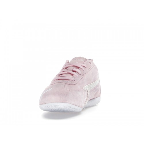 Кроссы Balenciaga x Puma Speedcat Suede Distressed Pink White - мужская сетка размеров