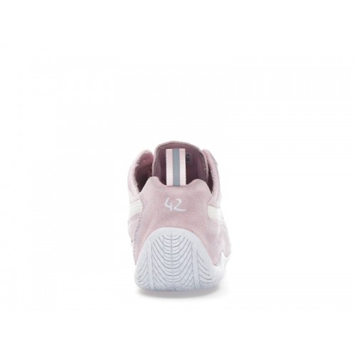Кроссы Balenciaga x Puma Speedcat Suede Distressed Pink White - мужская сетка размеров