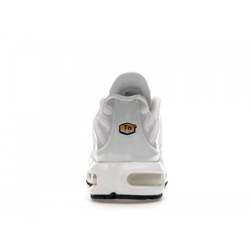 Кроссы Nike Air Max Plus White Mesh (W) - женская сетка размеров