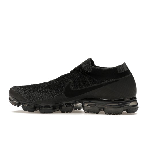 Кроссы Nike Air VaporMax Flyknit Black Dark Grey - мужская сетка размеров