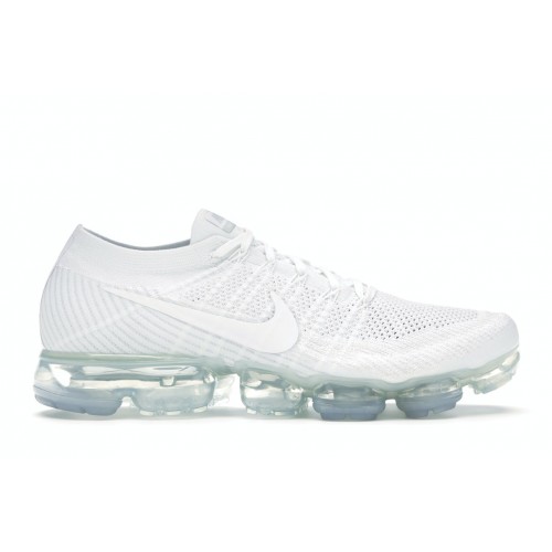 Кроссы Nike Air VaporMax Triple White - мужская сетка размеров