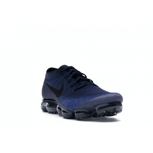 Кроссы Nike Air VaporMax Midnight Navy - мужская сетка размеров