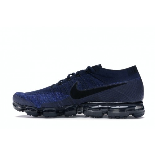 Кроссы Nike Air VaporMax Midnight Navy - мужская сетка размеров