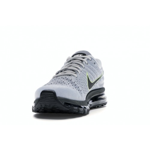 Кроссы Nike Air Max 2017 Wolf Grey Black Volt - мужская сетка размеров