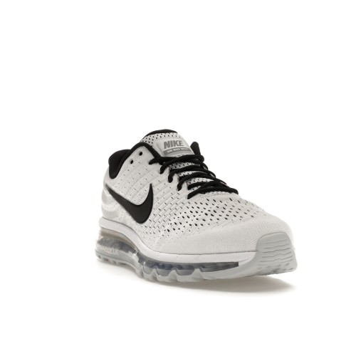 Кроссы Nike Air Max 2017 White Black - мужская сетка размеров