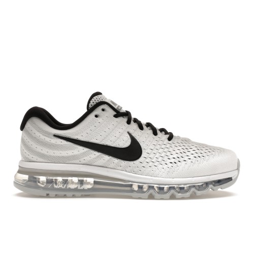 Кроссы Nike Air Max 2017 White Black - мужская сетка размеров